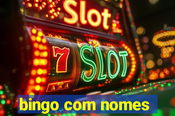 bingo com nomes