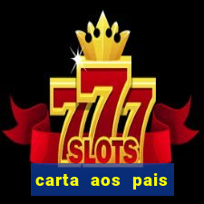 carta aos pais rubem alves