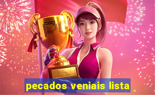 pecados veniais lista