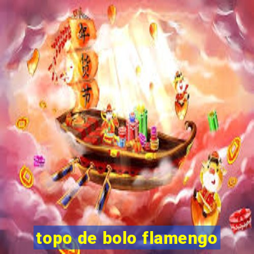 topo de bolo flamengo