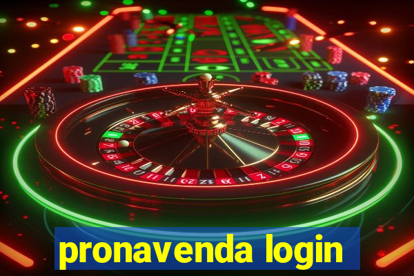 pronavenda login